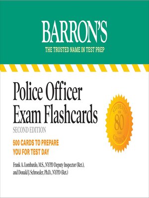 cover image of Police Officer Exam Flashcards